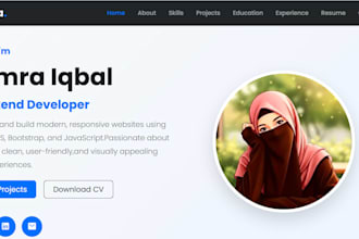 build a responsive website using HTML CSS  and javascript