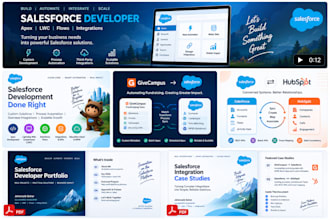 build salesforce apex triggers, lwc components and integrations