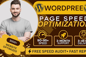 do wordpress website speed up optimization, and boost google pagespeed
