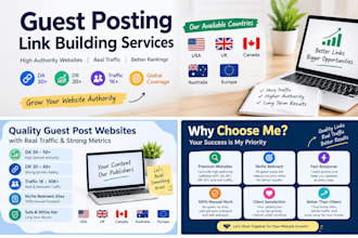 do high authority guest posting and quality link building