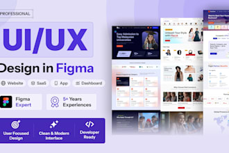 design UI UX for websites, mobile apps and saas products