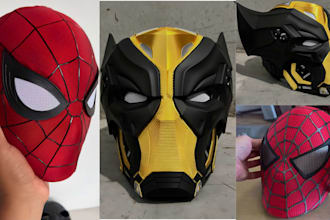 sculpt 3d mask 3d helmet cosplay mask cosplay armor 3d print and paint mask
