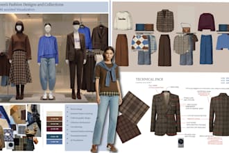 design a fashion collection with ai visualization