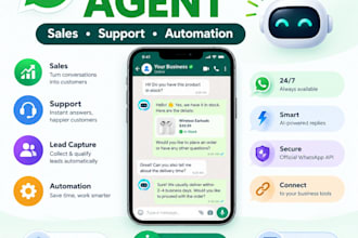 build an ai whatsapp agent for sales, support and automation