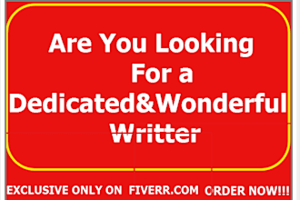 write original and effective content up to 500 words for your website