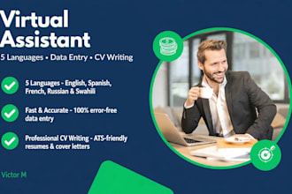 be your multilingual virtual assistant for additional tasks