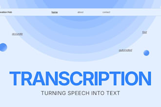 transcribe your audio and video in french english