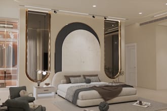 model your interior in sketchup and render it with enscape