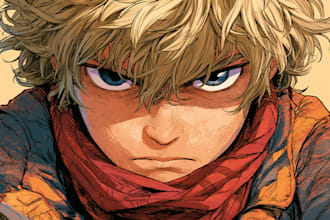 create professional webtoon and manga illustrations