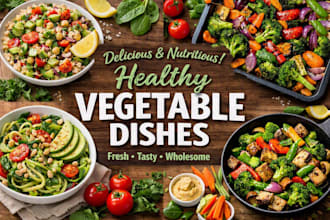 prepare simple, tasty and healthy vegetable dishes