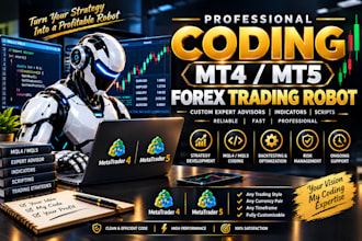 develop your mt4 mt5 expert advisor eas and indicator