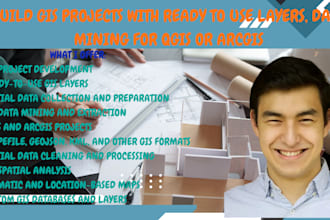 build gis projects with ready to use layers, data mining for qgis or arcgis