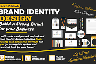 create a professional brand identity design and branding kit