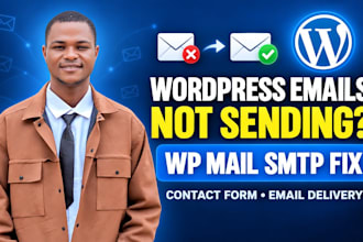 fix wordpress emails not sending, wp mail SMTP and contact form email issues