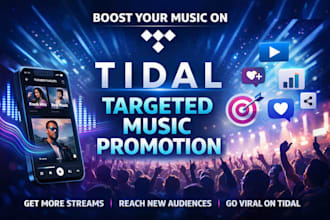 boost your tidal music visibility with targeted promotion