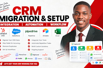 migrate CRM hubspot salesforce pipedrive airtable excel mapping deduplication