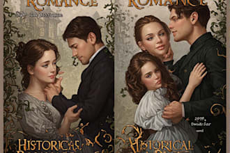 design a cover for your historical romance book