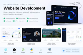 build custom website, landing page for your business