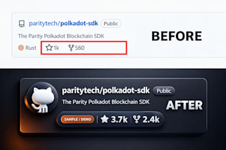 professionally promote your github repository for more stars and visibility