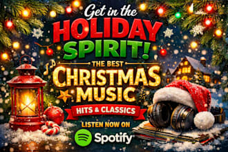 promote your christmas music holiday playlist promotion spotify music