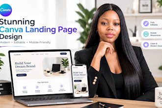 canva website design, canva ebook, canva landing page, canva ugc portfolio