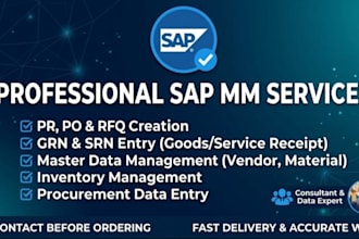 do sap mm tasks PR po creation and procurement