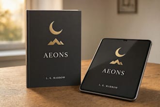 design fantasy and minimal book and ebook cover art