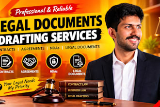draft powerful legal document, contracts, ndas, and agreement