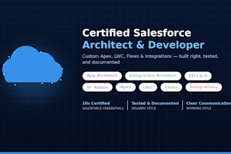 develop and customize your salesforce apex, lwc, and flows