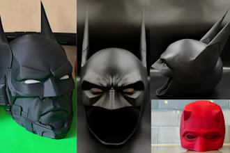 3d print and paint, ship custom 3d mask 3d helmet cosplay armour halloween mask