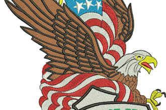 digitize image for embroidery, convert logo to embroidery digitizing dst pes emb