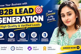 build a targeted b2b prospect list with verified emails and linkedin lead