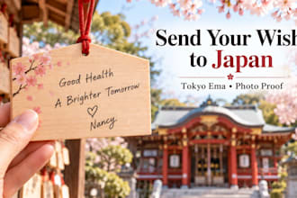 write your wish on a japanese ema