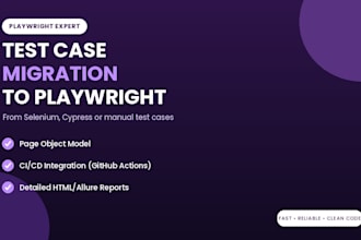 migrate automation tests to playwright
