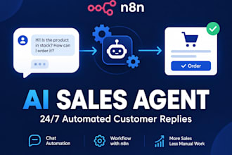 create an n8n ai chatbot that turns messages into orders