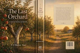 design KDP book cover for ebook paperback hardcover amazon KDP print ready cover