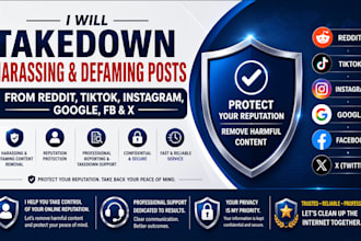 send dmca takedown notice infringing facebook instagram tiktok