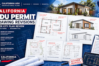 revise california adu permit drawings after city review