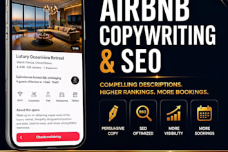 write high converting airbnb listing description and seo copywriting