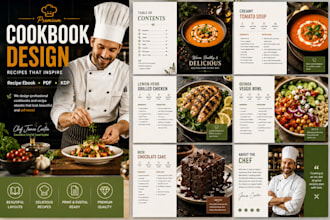write cookbook design and writing expert