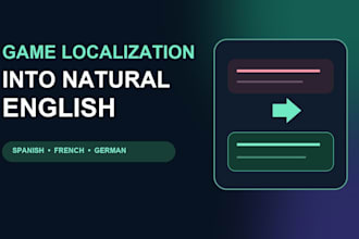 localize your game text into natural english