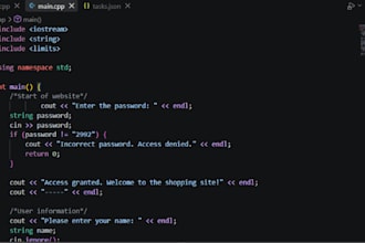 write simple to intermediate c plus plus programs and code