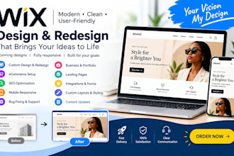 design modern wix website design