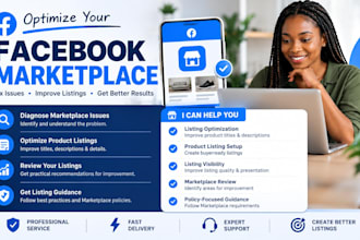 optimize facebook marketplace issues and listing problems