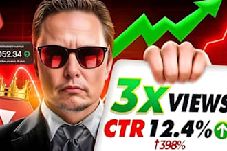 design high CTR youtube thumbnails that get more clicks