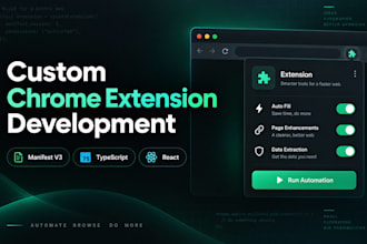 build a custom chrome extension with manifest v3