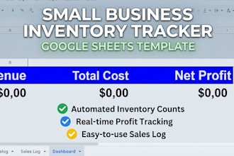 do business managemnt, inventory tracking in google sheets