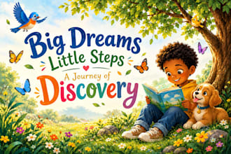 create children picture book art and KDP layout