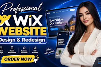design wix business website professional website wix web design wix redesign