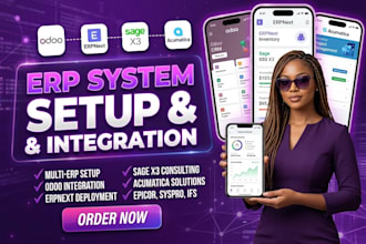 setup hubspot sap odoo erpnext sagex3 acumatica epicor syspro sage ifs migration